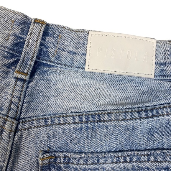 Pistola Nova Relaxed High Rise Cut Off Shorts - Picture 5 of 8